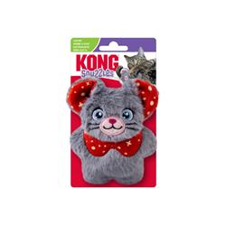 KONG Holiday Cat Snuzzles Mouse Assorted Cat Toy Assorted, 4ea/One Size