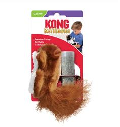 KONG Refillables Catnip Squirrel Cat Toy Brown 1ea/One Size