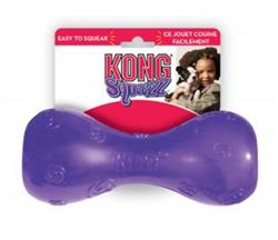 KONG Squeezz Dumbbell Dog Toy Assorted 1ea/LG