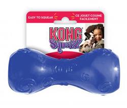 KONG Squeezz Dumbbell Dog Toy Assorted 1ea/MD
