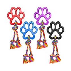 Multipet Dog Tug A Paw With Rope 14 Inches