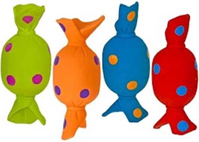 Multipet Latex Candy with Squeaker Dog Toy Assorted 1ea/3 in