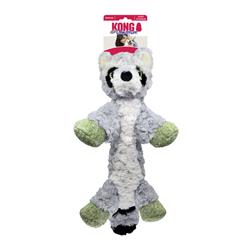 KONG Low Stuff Flopzie Raccoon Dog Toy 1ea/MD