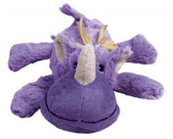 KONG Cozie Rosie Rhino Plush Dog Toy Purple 1ea/MD