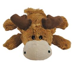 KONG Cozie Marvin Moose Plush Dog Toy Brown 1ea/SM