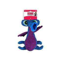 KONG Woozles Squeaker Dog Toy Blue 1ea/MD