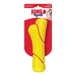 KONG Squeezz Tennis Stick Dog Toy Yellow 1ea/LG