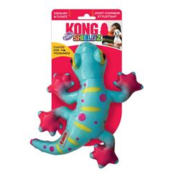 KONG Shieldz Tropics Dog Toy Gecko Green 1ea/MD