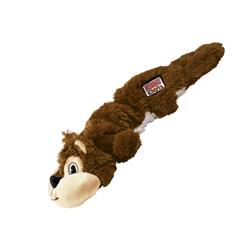 KONG Scrunch Knots Squirrel Dog Toy Brown 1ea/SM/MD