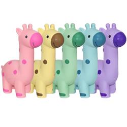 Multipet Latex Mini Griaffe 5.75Inch (Assorted Colors)