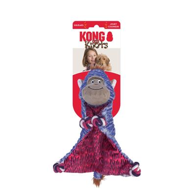 KONG Knots Flatz Dog Toy Monkey 1ea/SM/MD