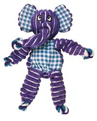 KONG Floppy Knots Elephant Dog Toy Purple 1ea/MD/LG