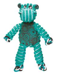 KONG Floppy Knots Hippo Dog Toy Green 1ea/MD/LG