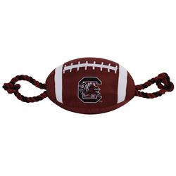 South Carolina Gamecocks Nylon Football Dog Toy