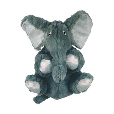 KONG Comfort Kiddos Elephant Dog Toy Gray 1ea/XS