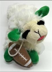 Multipet Tailgate Lamb Chop w/ Football Dog Toy 6.5"