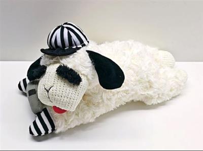 Multipet Referee Lamb Chop Dog Toy 10.5"