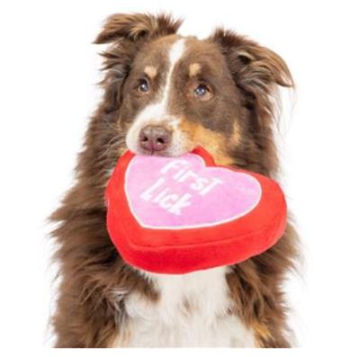 First Lick Heart Dog Toy