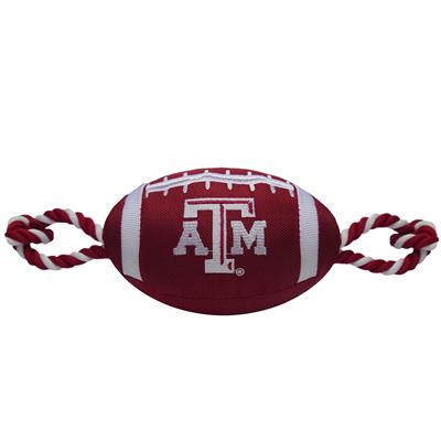 Texas A&M Aggies Nylon Football Dog Toy