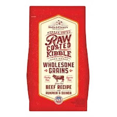 Stella & Chewy's Dog Wholesome Grain Raw Coated Beef 22Lb