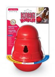 KONG Wobbler Food and Treat Dispenser Dog Toy Red 1ea/LG