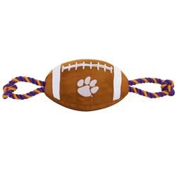 Clemson Tigers Nylon Football Dog Toy