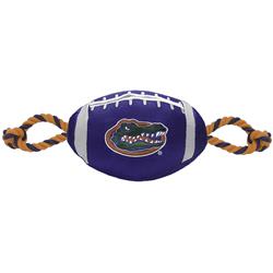 Florida Gators Nylon Football Dog Toy