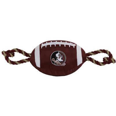 Florida State Seminoles Nylon Football Dog Toy
