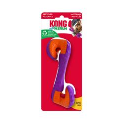 KONG Rerun Whoosh Bone Dog Toy Assorted 1ea/SM/MD
