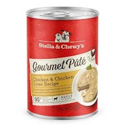 Stella and  Chewys Dog Gourmet Pate Chicken & Chicken Liver 12.5oz. (Case of 12)