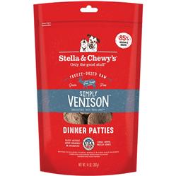 Stella And Chewys Dog Freeze-Dried Dinner Patties Simply Venison 14oz.