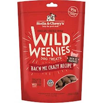Stella And Chewys Dog Freeze-Dried Weenie Bacon 11oz.