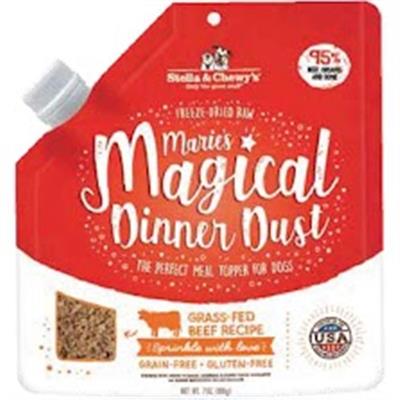 Stella And Chewys Dog Freeze-Dried Maries Magical Dinner Dust Beef 7oz.