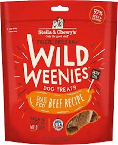 Stella and Chewys Dog Freeze Dried Weenie Beef 11.5 oz.