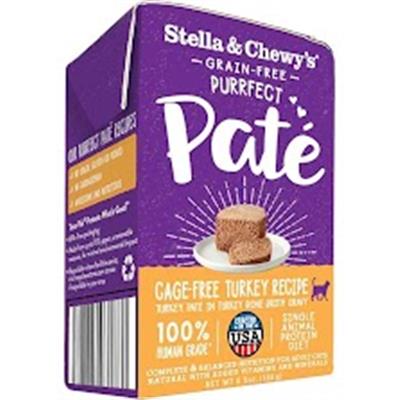 Stella and Chewys Purrfect Cat Pate Turkey 5.5oz. (Case of 12)