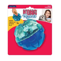 KONG Rewards Ball Treat Dispenser Dog Toy Blue 1ea/LG