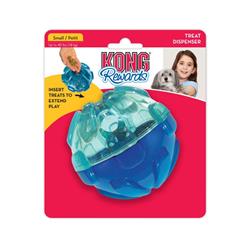 KONG Rewards Ball Treat Dispenser Dog Toy Blue 1ea/SM