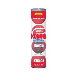 KONG Signature Ball Dog Toy Assorted 1ea/SM, 4 pk