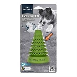 Tall Tails Dog Natural Rubber Evergreen 4in.