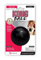 KONG Extreme Ball Dog Toy Black 1ea/MD/LG