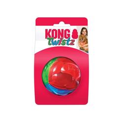 KONG Twistz Ball Dog Toy Multi-Color 1ea/MD