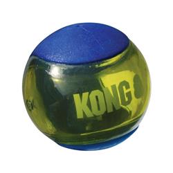 KONG Squeezz Action Ball Dog Toy Blue 1ea/MD