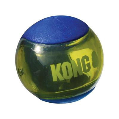 KONG Squeezz Action Ball Dog Toy Blue 1ea/MD