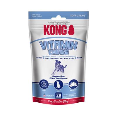KONG Vitamin Soft Chews Dog Treats 1ea/28Pc