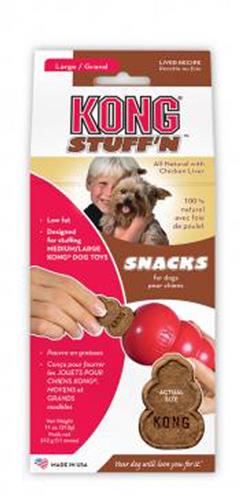 KONG Stuff'N Snacks Dog Treats Liver 1ea/LG, 12 oz