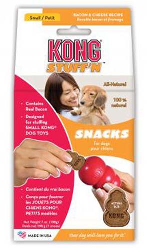 KONG Stuff'N Snacks Dog Treats Bacon & Cheese 1ea/SM, 8 oz