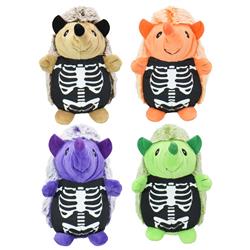 Halloween Skeleton Hedgehog Dog Toy 8" Assorted
