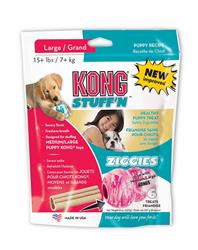 KONG Stuff'N Ziggies Puppy Treat 1ea/8 oz, 6 ct, LG