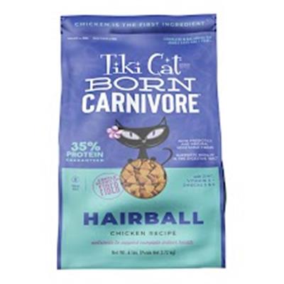 Tiki Pet Cat Carnivore Hairball Chicken 6Lbs