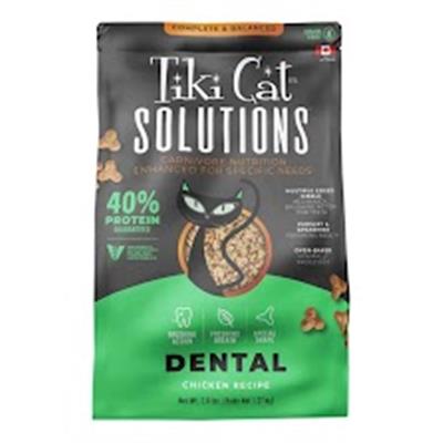Tiki Pet Cat Solutions Dental Chicken 2.8Lb